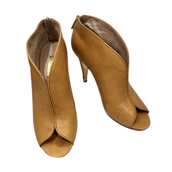 Louise et Cie Selago tan leather booties Sz 9.5 - Picture 1 of 8